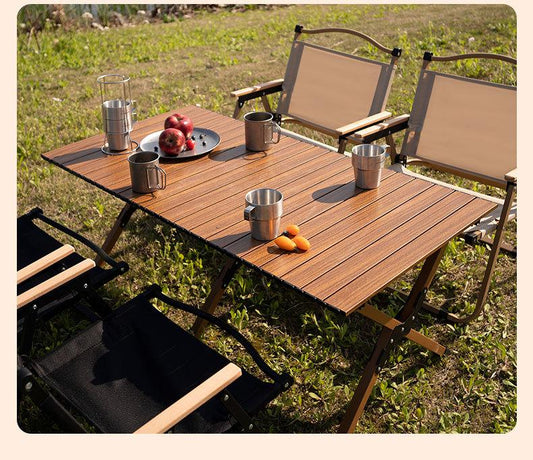 便携式折叠露营桌尺寸(150 * 60 * 45厘米)