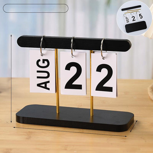 Personalized desktop calendar decoration