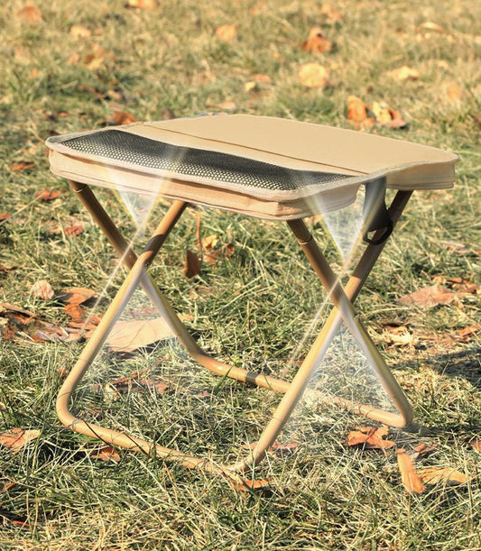 Outdoor backpack folding chair